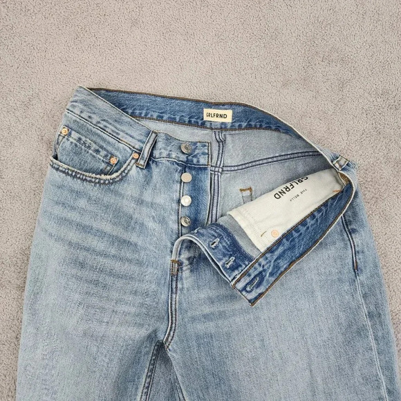 GRLFRND x Revolve The Bella Low Rise Boyfriend Baggy Jeans 27 Distressed 27CT - Picture 8 of 11